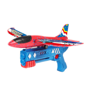 SkyZoom Flugzeugwerfer | Spielspaß, der abhebt! - Outdoor-Flugzeugschießspiel für Kinder